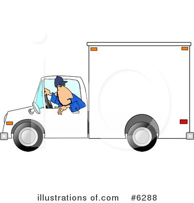 Delivery Truck Clipart #6288 by djart