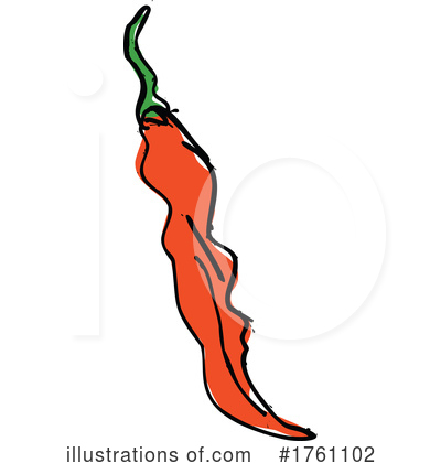 Royalty-Free (RF) Pepper Clipart Illustration by patrimonio - Stock Sample #1761102