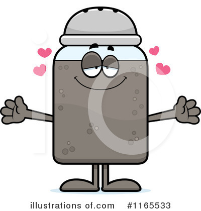 Royalty-Free (RF) Pepper Shaker Clipart Illustration by Cory Thoman - Stock Sample #1165533