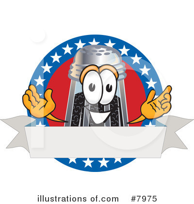 Royalty-Free (RF) Pepper Shaker Clipart Illustration by Mascot Junction - Stock Sample #7975