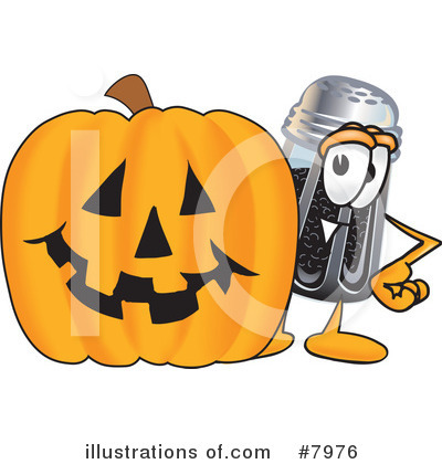 Royalty-Free (RF) Pepper Shaker Clipart Illustration by Mascot Junction - Stock Sample #7976