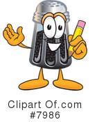 Pepper Shaker Clipart #7986 by Mascot Junction