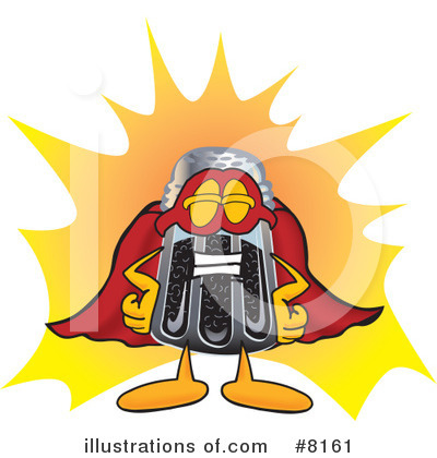 Royalty-Free (RF) Pepper Shaker Clipart Illustration by Mascot Junction - Stock Sample #8161