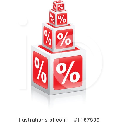 Royalty-Free (RF) Percent Clipart Illustration by Andrei Marincas - Stock Sample #1167509