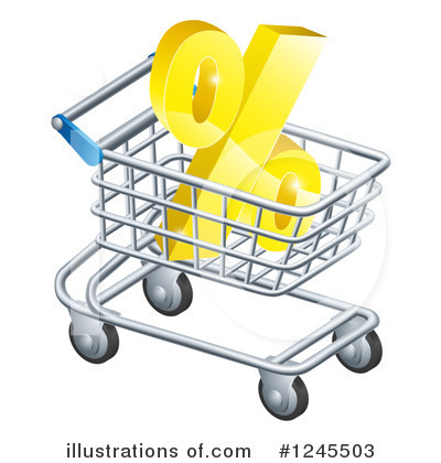 Royalty-Free (RF) Percent Clipart Illustration by AtStockIllustration - Stock Sample #1245503