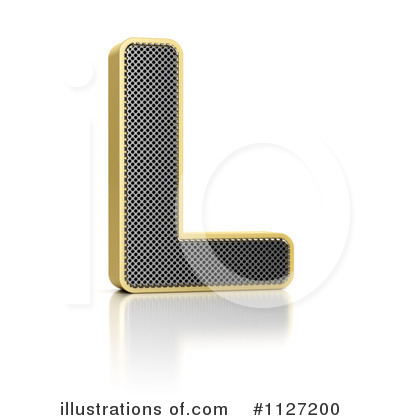 Royalty-Free (RF) Perforated Letter Clipart Illustration by stockillustrations - Stock Sample #1127200