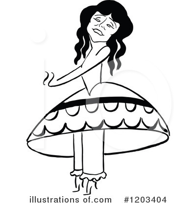 Royalty-Free (RF) Person Clipart Illustration by Prawny Vintage - Stock Sample #1203404