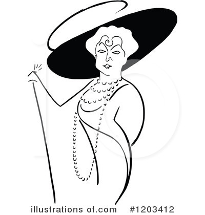 Royalty-Free (RF) Person Clipart Illustration by Prawny Vintage - Stock Sample #1203412