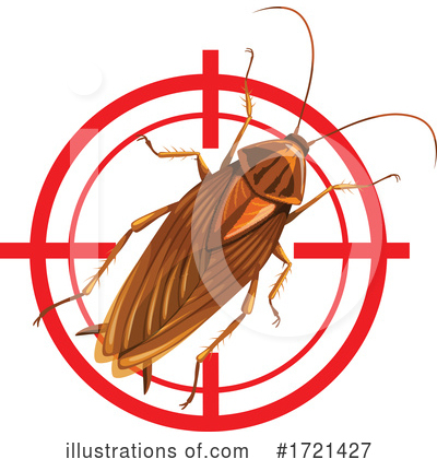 Cockroach Clipart #1721427 by Vector Tradition SM