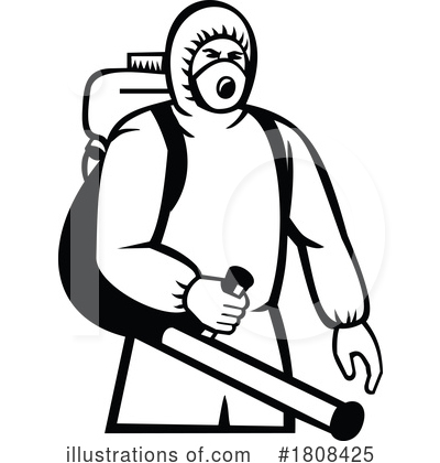 Royalty-Free (RF) Pest Control Clipart Illustration by patrimonio - Stock Sample #1808425