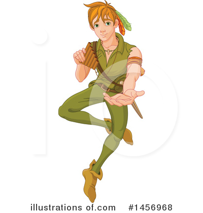 Royalty-Free (RF) Peter Pan Clipart Illustration by Pushkin - Stock Sample #1456968