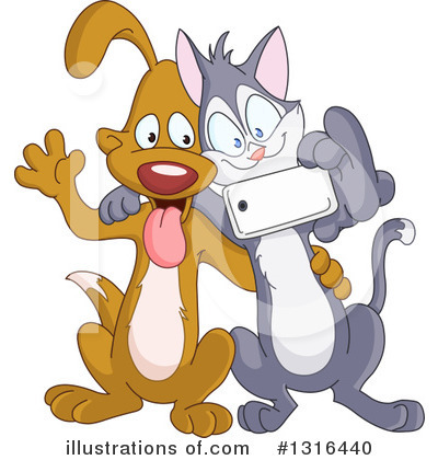 Cat And Dog Clipart #1316440 by yayayoyo