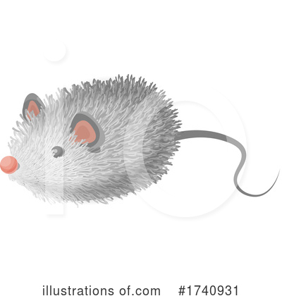 Mouse Clipart #1740931 by Vector Tradition SM