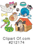 Pets Clipart #212174 by visekart