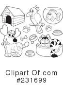 Pets Clipart #231699 by visekart