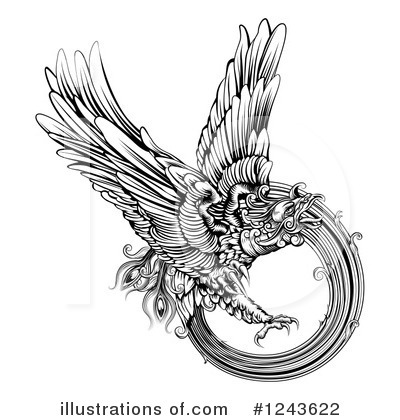 Phoenix Clipart #1243622 by AtStockIllustration