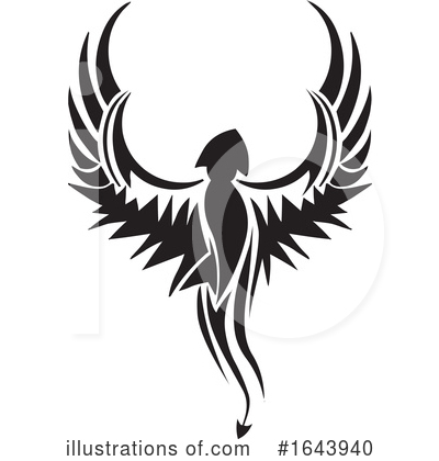 Royalty-Free (RF) Phoenix Clipart Illustration by Morphart Creations - Stock Sample #1643940