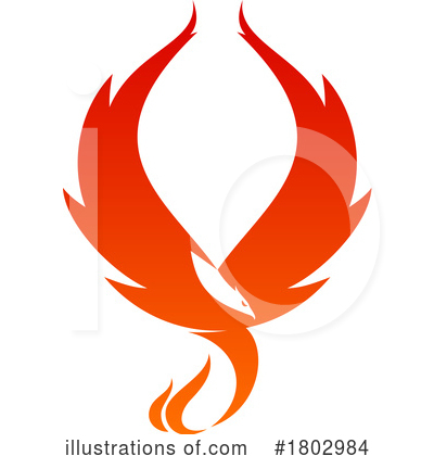 Phoenix Clipart #1802984 by Vector Tradition SM