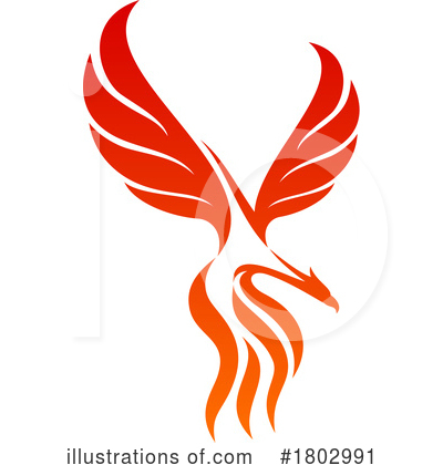 Royalty-Free (RF) Phoenix Clipart Illustration by Vector Tradition SM - Stock Sample #1802991