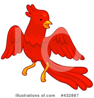 Royalty-Free (RF) Phoenix Clipart Illustration by BNP Design Studio - Stock Sample #432867