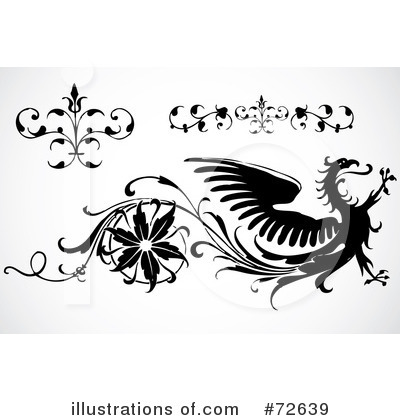 Royalty-Free (RF) Phoenix Clipart Illustration by BestVector - Stock Sample #72639