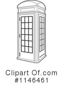 Phone Booth Clipart #1146461 by Lal Perera