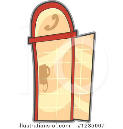 Royalty-Free (RF) Phone Booth Clipart Illustration by BNP Design Studio - Stock Sample #1235007
