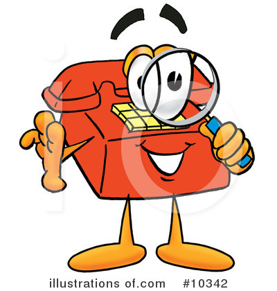 Royalty-Free (RF) Phone Clipart Illustration by Mascot Junction - Stock Sample #10342