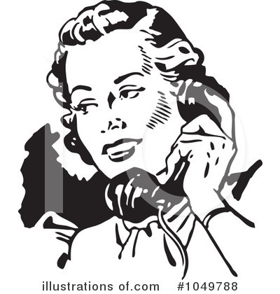 Royalty-Free (RF) Phone Clipart Illustration by BestVector - Stock Sample #1049788
