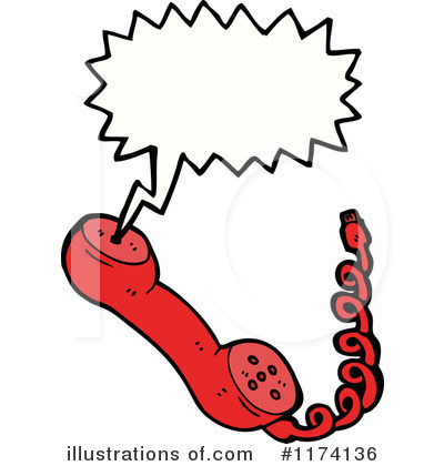 Royalty-Free (RF) Phone Clipart Illustration by lineartestpilot - Stock Sample #1174136