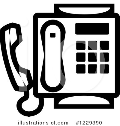 Royalty-Free (RF) Phone Clipart Illustration by Vector Tradition SM - Stock Sample #1229390