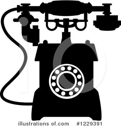 Royalty-Free (RF) Phone Clipart Illustration by Vector Tradition SM - Stock Sample #1229391
