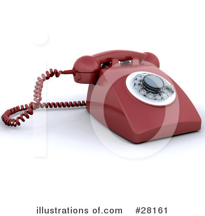 Royalty-Free (RF) Phone Clipart Illustration by KJ Pargeter - Stock Sample #28161