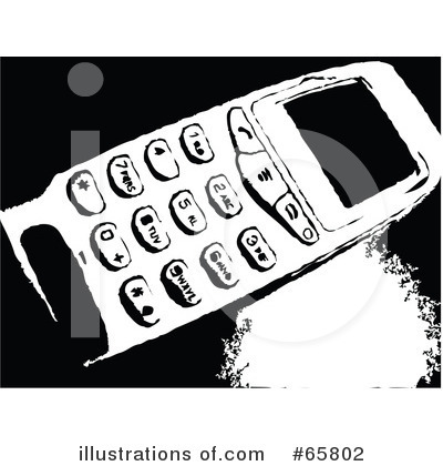 Royalty-Free (RF) Phone Clipart Illustration by Prawny - Stock Sample #65802