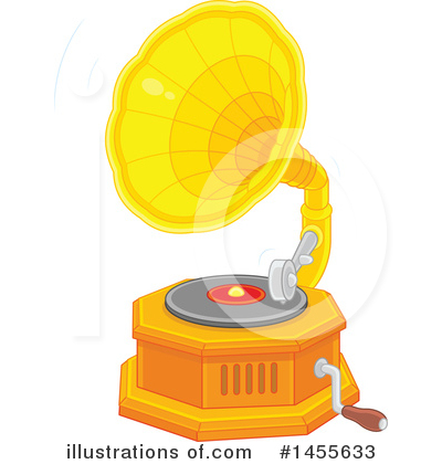 Phonograph Clipart #1455633 by Alex Bannykh