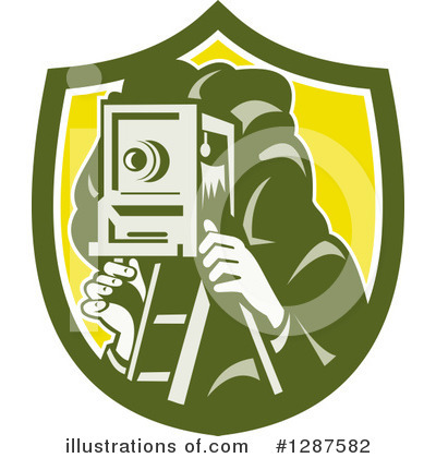 Royalty-Free (RF) Photographer Clipart Illustration by patrimonio - Stock Sample #1287582