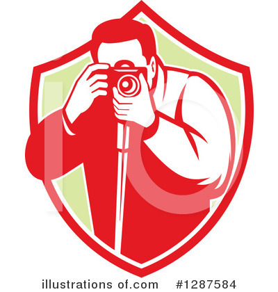 Royalty-Free (RF) Photographer Clipart Illustration by patrimonio - Stock Sample #1287584