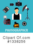 Photographer Clipart #1338256 by Vector Tradition SM
