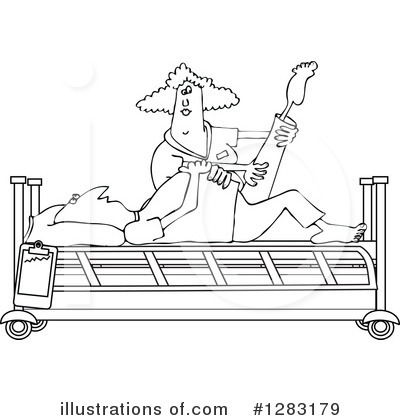 Royalty-Free (RF) Physical Therapy Clipart Illustration by djart - Stock Sample #1283179