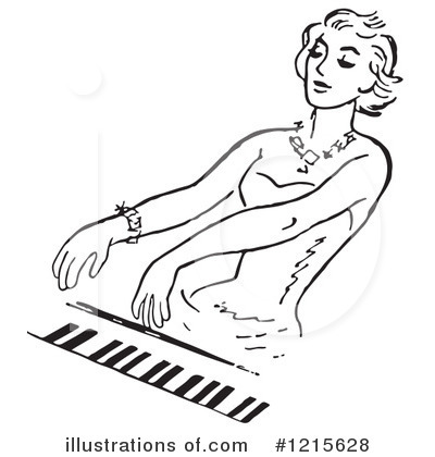 Pianist Clipart #1215628 by Picsburg