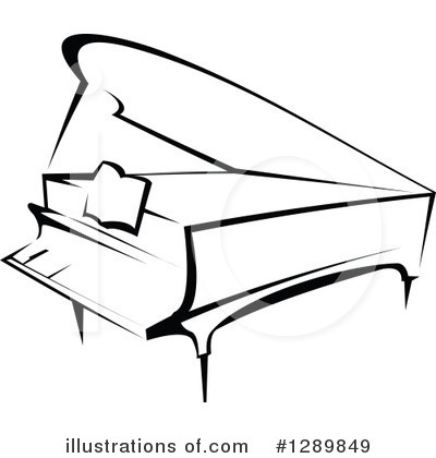 Royalty-Free (RF) Piano Clipart Illustration by Vector Tradition SM - Stock Sample #1289849
