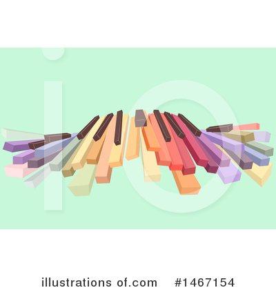 Royalty-Free (RF) Piano Clipart Illustration by BNP Design Studio - Stock Sample #1467154