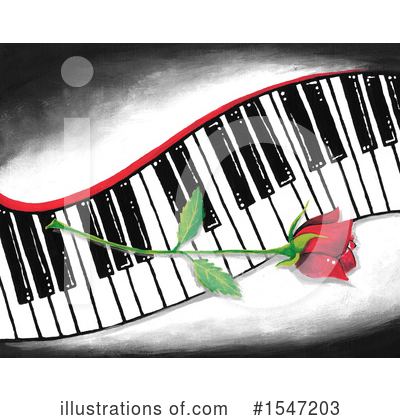 Royalty-Free (RF) Piano Clipart Illustration by LoopyLand - Stock Sample #1547203