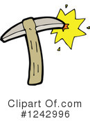 Pickaxe Clipart #1242996 by lineartestpilot
