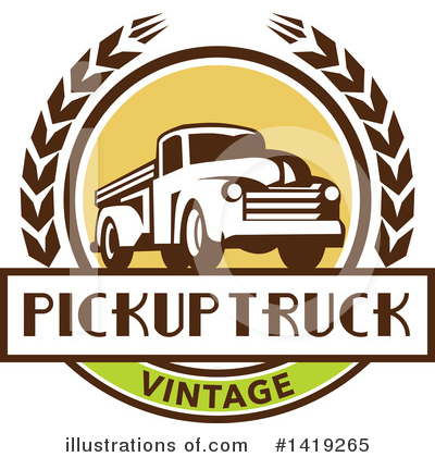 Royalty-Free (RF) Pickup Clipart Illustration by patrimonio - Stock Sample #1419265
