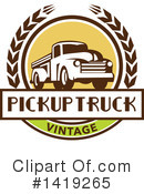 Pickup Clipart #1419265 by patrimonio