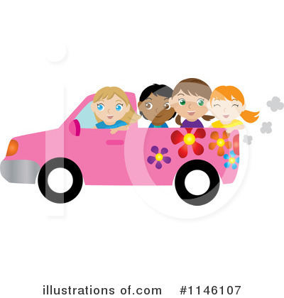 Royalty-Free (RF) Pickup Truck Clipart Illustration by Rosie Piter - Stock Sample #1146107