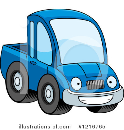 Royalty-Free (RF) Pickup Truck Clipart Illustration by Cory Thoman - Stock Sample #1216765