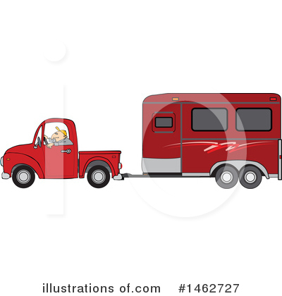 Royalty-Free (RF) Pickup Truck Clipart Illustration by djart - Stock Sample #1462727