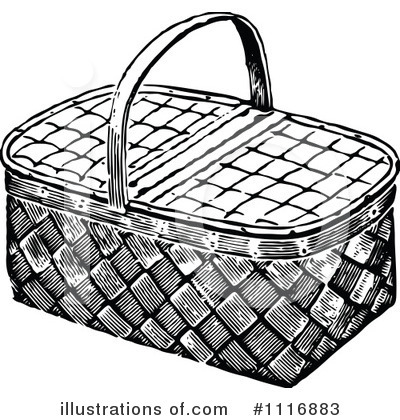 Basket Clipart #1116883 by Prawny Vintage